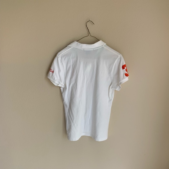 Ralph Lauren Polo. White and Pink. Size M. - Picture 3 of 3